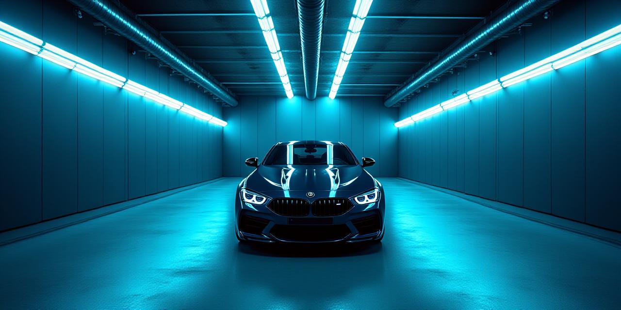 Panoramica officina verniciatura auto Vernice Salvia